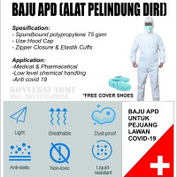 Baju APD / Hazmat suit